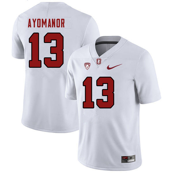Men #13 Elic Ayomanor Stanford Cardinal College Football Jerseys Stitched Sale-White - Click Image to Close